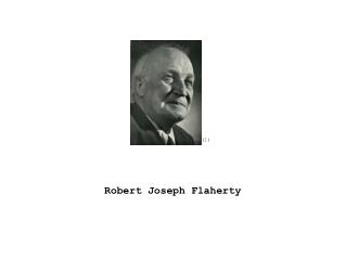 robert joseph flaherty