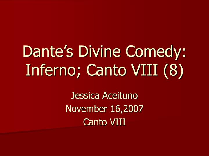 dante s divine comedy inferno canto viii 8