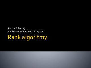 roman t borsk vyhlad vanie inform cii 2010 2011