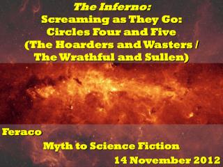 Feraco Myth to Science Fiction 14 November 2012