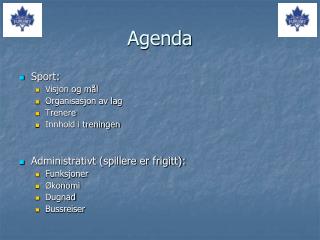agenda