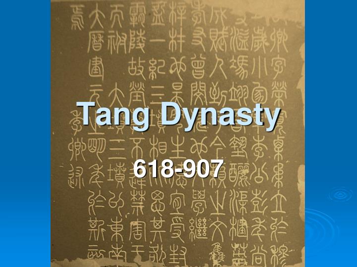 tang dynasty