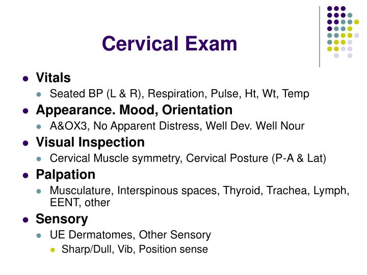 cervical exam