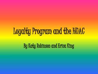 Loyalty Program and the HUAC