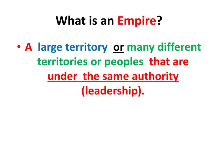 what is an empire