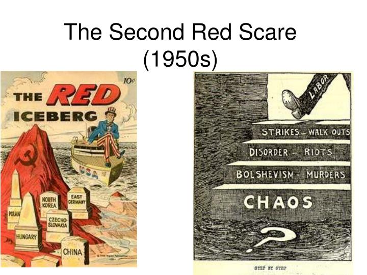 the second red scare 1950s