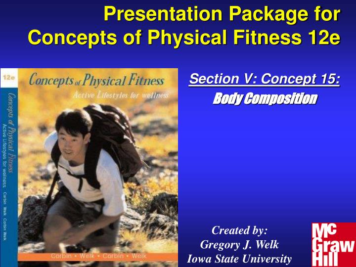 presentation package for concepts of physical fitness 12e