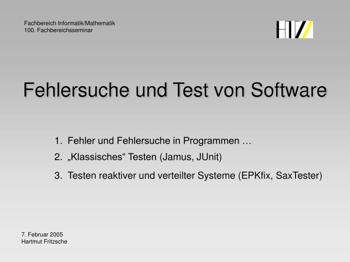 fachbereich informatik mathematik 100 fachbereichsseminar