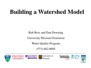 Building a Watershed Model