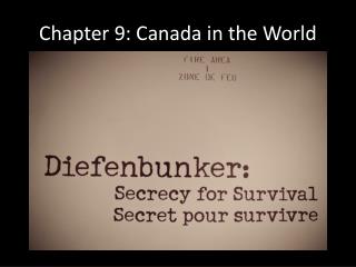 Chapter 9: Canada in the World