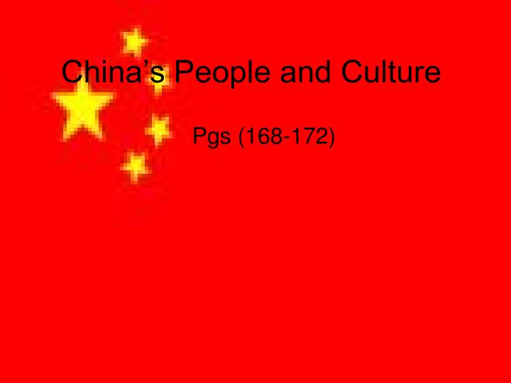 china s people and culture