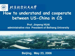 How to understand and cooperate between US-China in CS