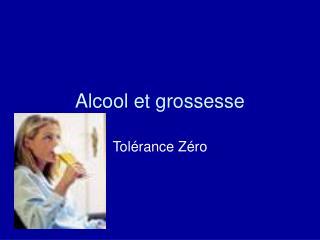 alcool et grossesse