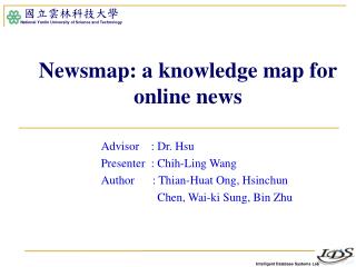 Newsmap: a knowledge map for online news