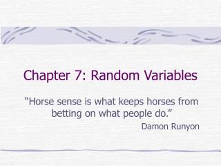 chapter 7 random variables