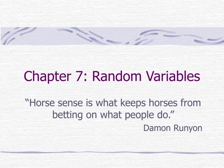 chapter 7 random variables