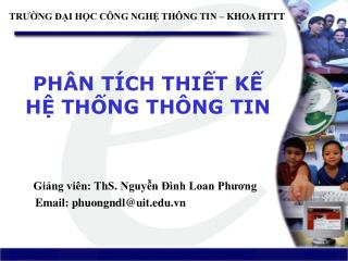 ph n t ch thi t k h th ng th ng tin
