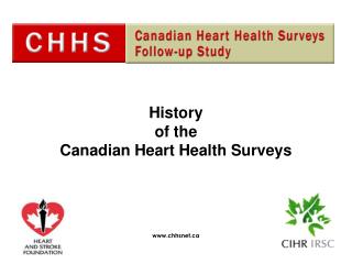 History of the Canadian Heart Health Surveys chhsnet