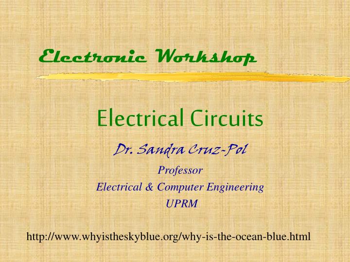 electronic workshop