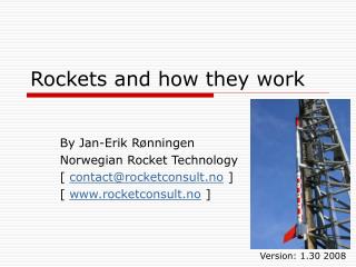 Rockets and how they work