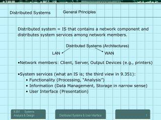 Distributed Systems