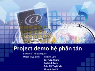 project demo h ph n t n