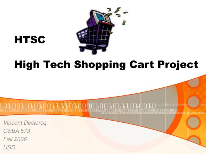 htsc high tech shopping cart project