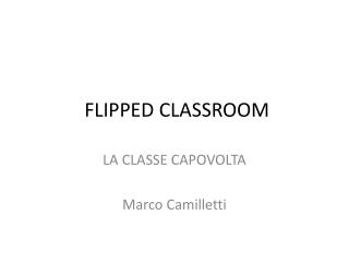 flipped classroom
