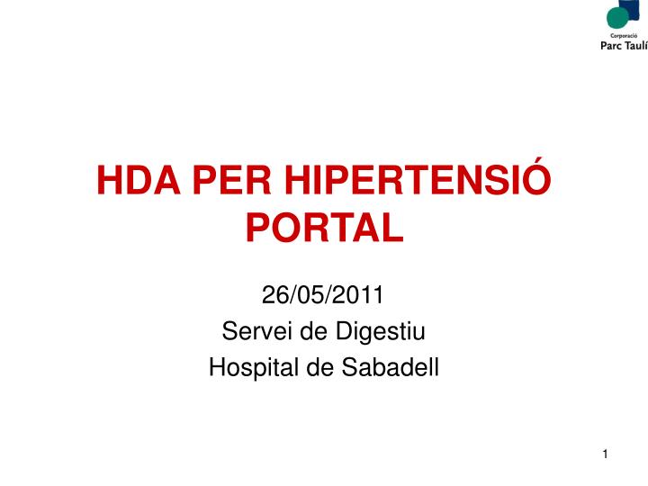 hda per hipertensi portal
