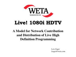 Live! 1080i HDTV