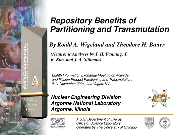 repository benefits of partitioning and transmutation