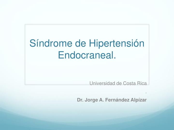 s ndrome de hipertensi n endocraneal