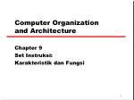 Computer Organization and Architecture - slide 1