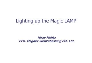 Lighting up the Magic LAMP