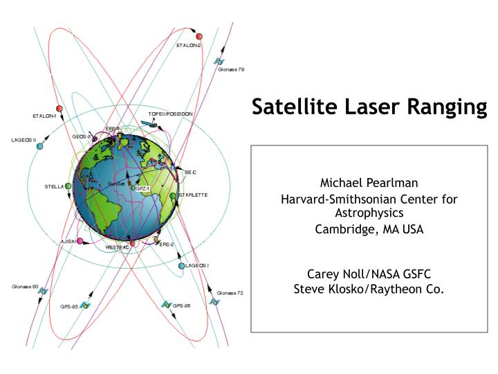satellite laser ranging