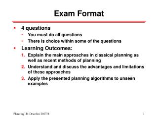 Exam Format
