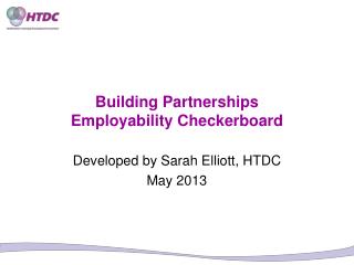 Building Partnerships Employability Checkerboard
