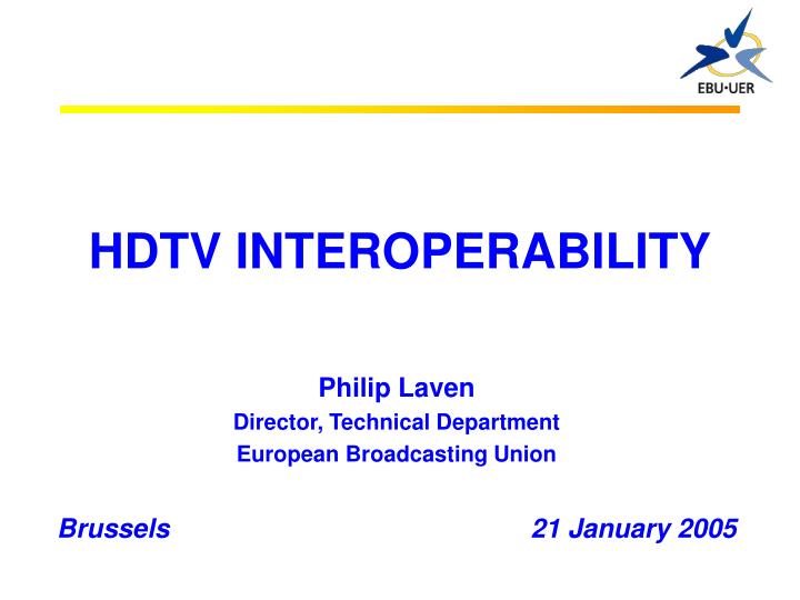 hdtv interoperability
