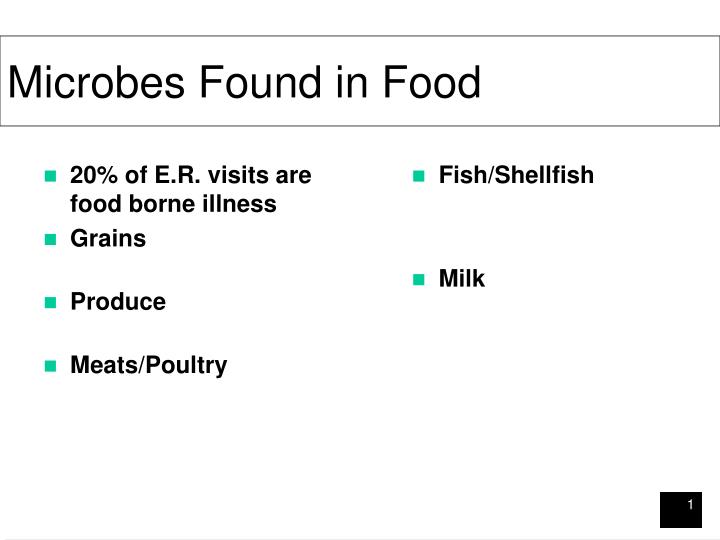 microbes found in food