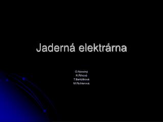 jadern elektr rna