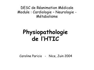 desc de r animation m dicale module cardiologie neurologie m tabolisme