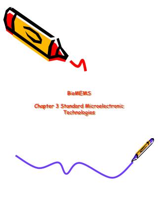 biomems chapter 3 standard microelectronic technologies
