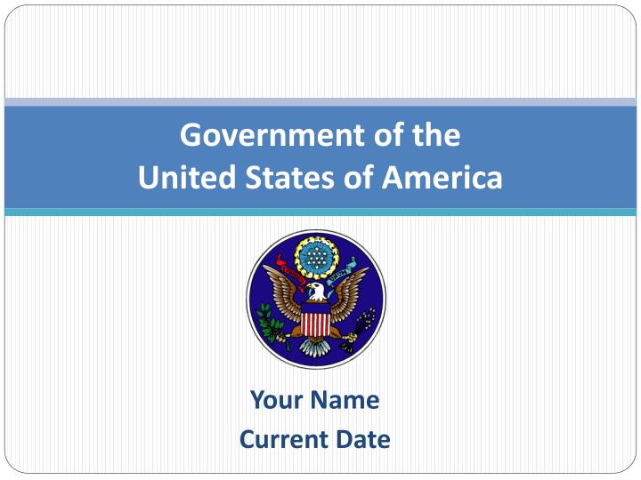 government of the united states of america