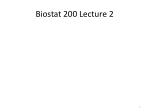 Biostat 200 Lecture 2 - slide 1