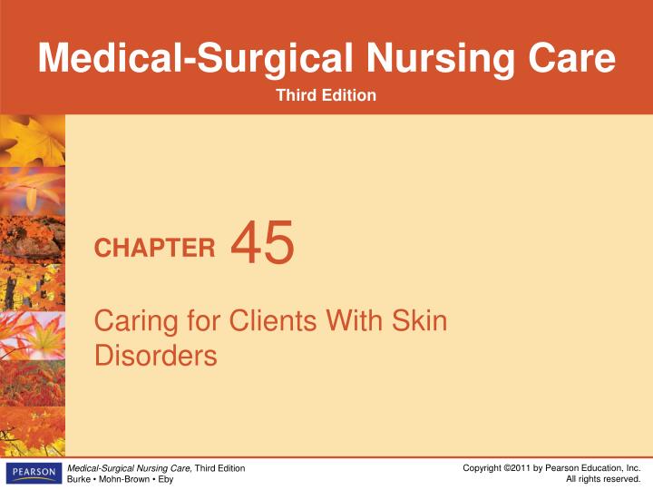 caring for clients with skin disorders