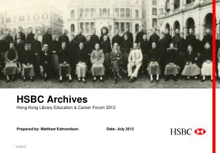 HSBC Archives Hong Kong Library Education &amp; Career Forum 2012