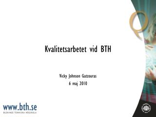 kvalitetsarbetet vid bth