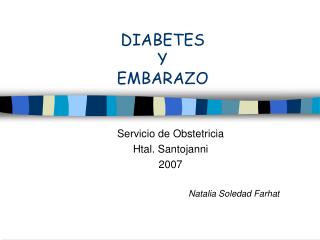 diabetes y embarazo