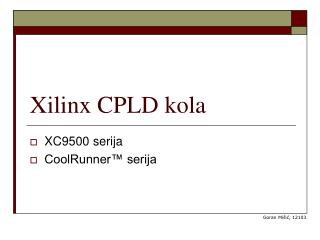 xilinx cpld kola