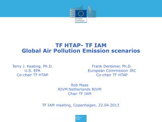 TF HTAP- TF IAM Global Air Pollution Emission scenarios